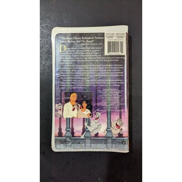 Walt Disney's The Hunchback Of Notre Dame VHS Sealed READ - Picture 2 of 8